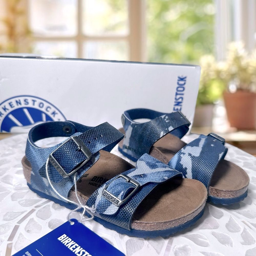 New in box Birkenstock Kids Toddler New York Sandals Size EU 26 US Kids Toddler - Picture 2 of 14